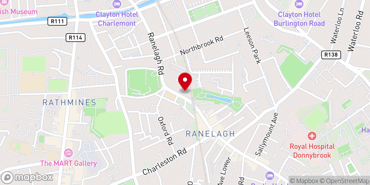 Map showing location of Church Of Christ Dublin