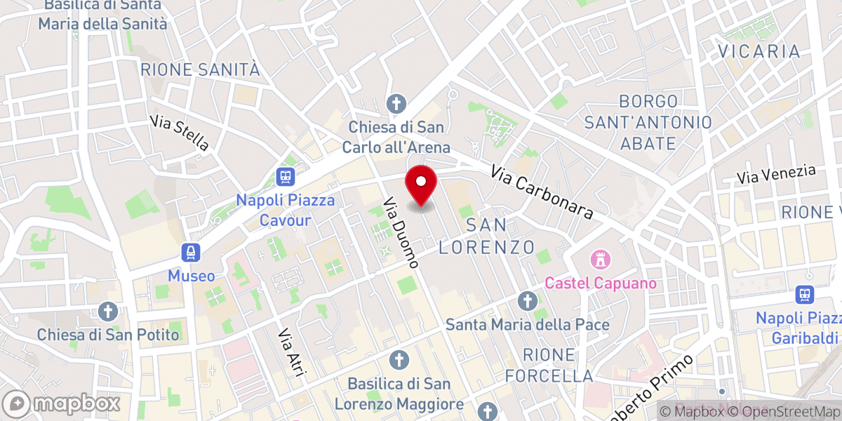 Map showing location of Chiesa di Santa Maria Donnaregina Vecchia