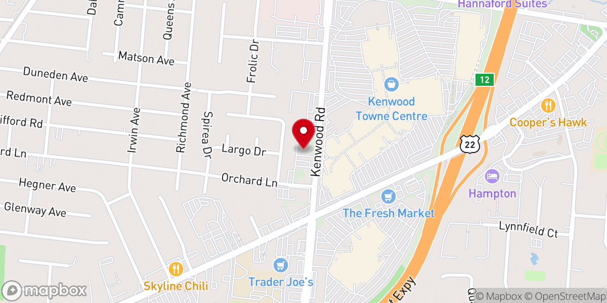 Map showing location of Good Shepherd Lutheran Church