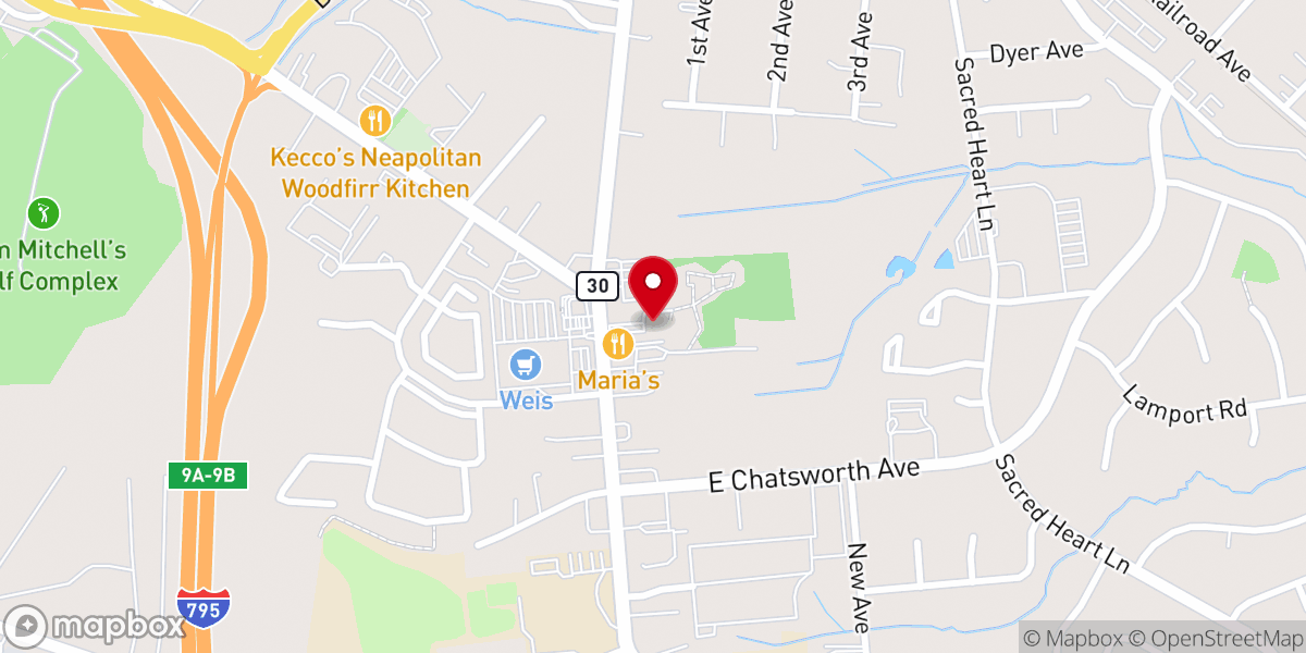 Map showing location of Healing Power & Outreach Ministry