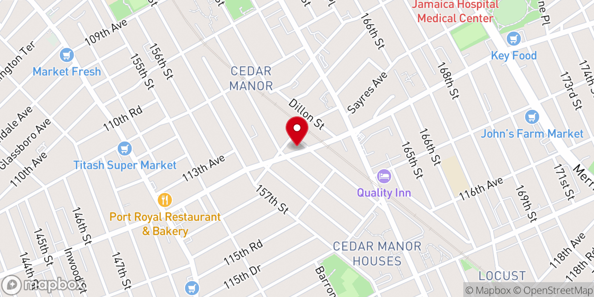 Map showing location of Fivefold Kingdom Ministries Inc.
