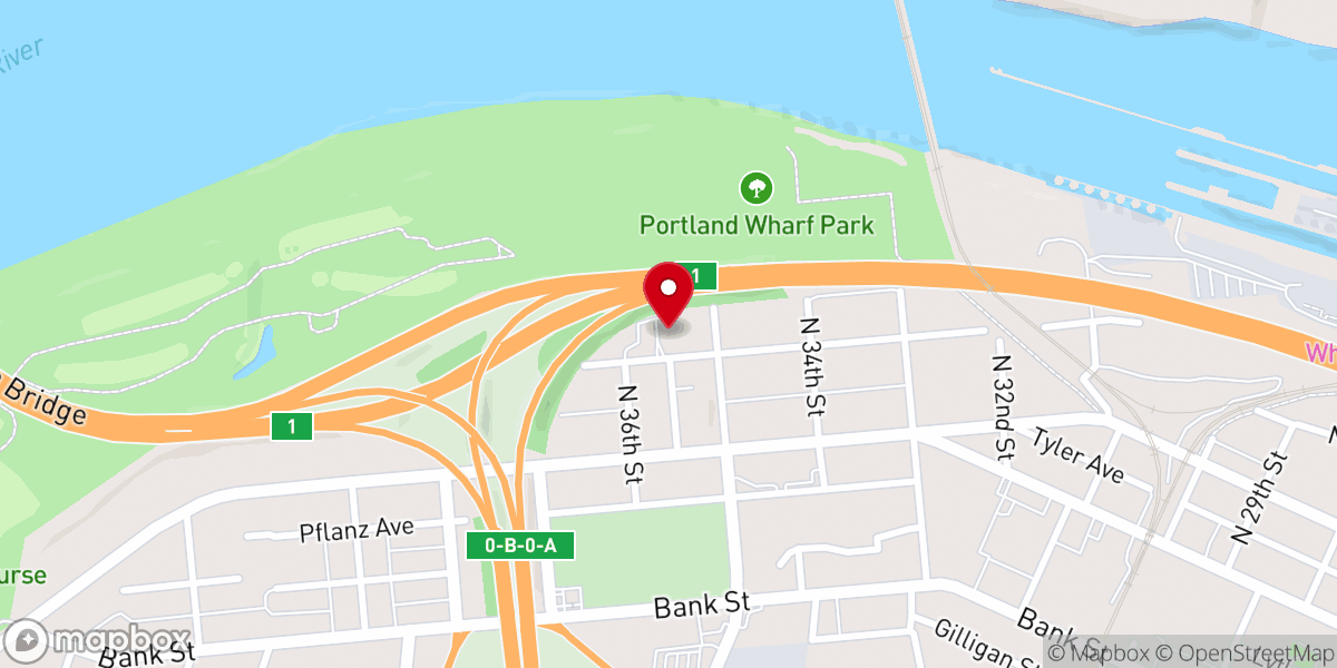 Map showing location of Good Shepherd Catholic Church
