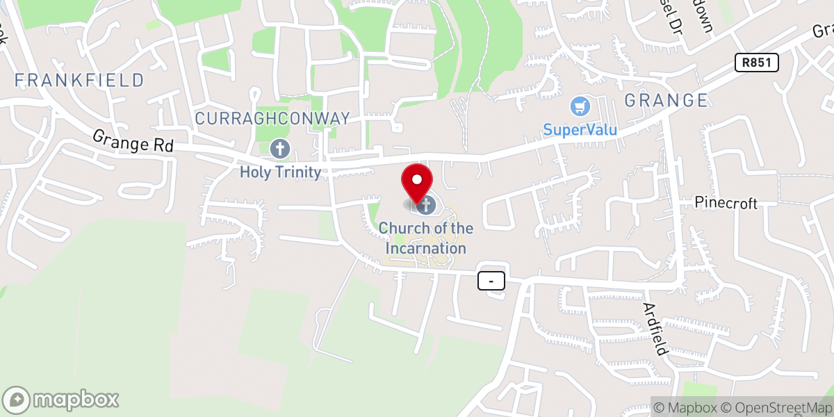 Map showing location of Frankfield Grange Parish
