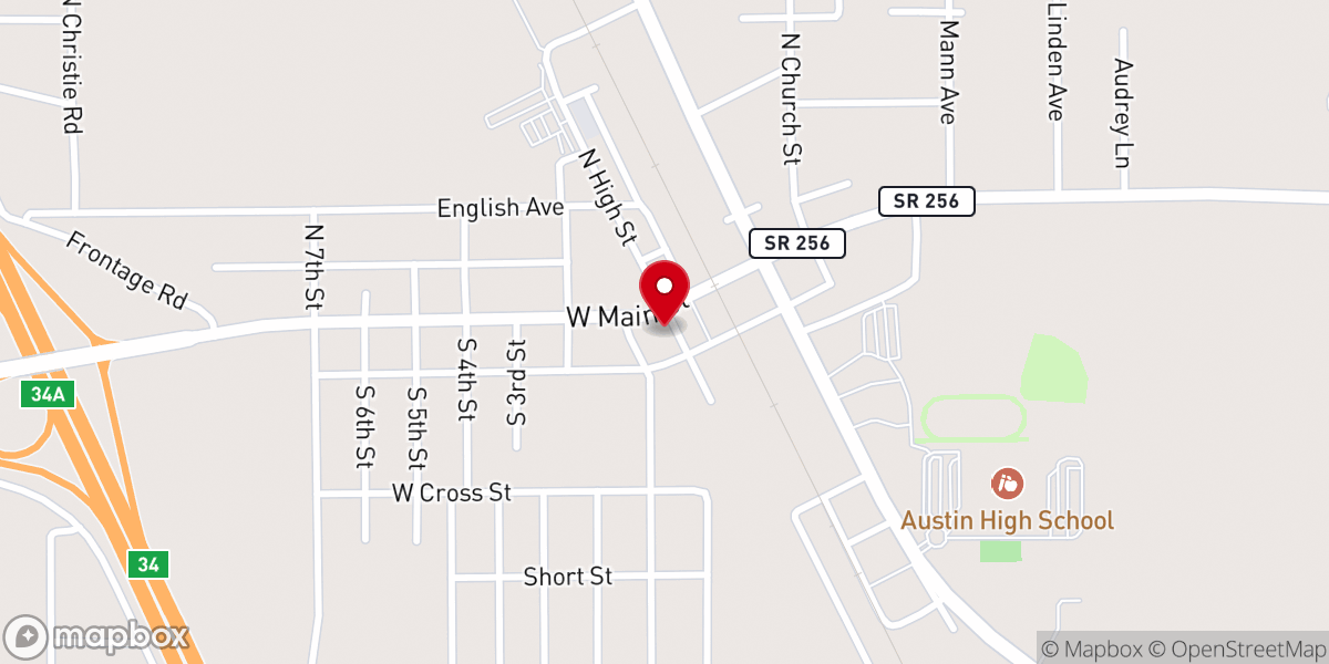 Map showing location of Grace Covenant