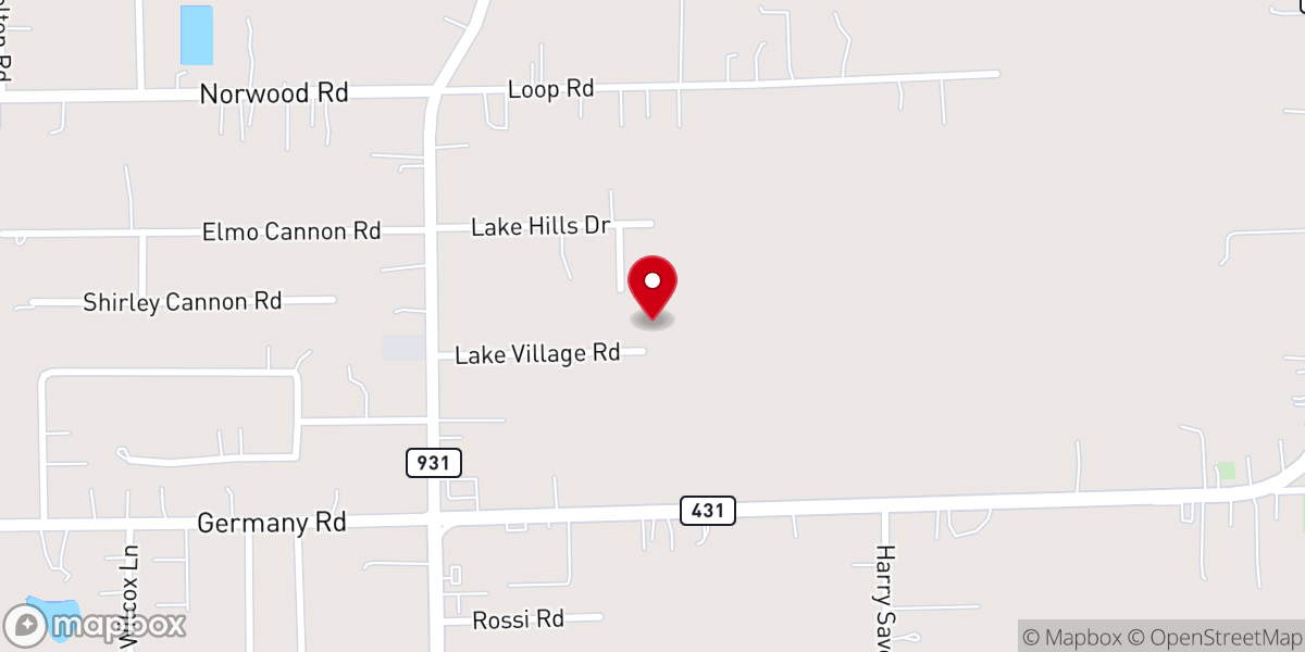 Map showing location of Pan String Quartet - Baton Rouge Wedding Music