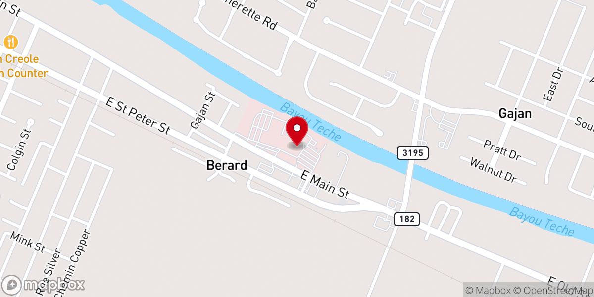 Map showing location of Iberia Medical Center - Main Campus