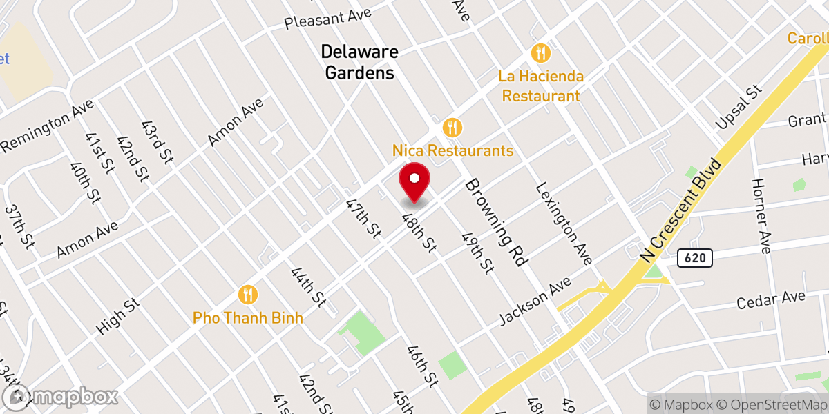 Map showing location of Mary Queen of All Saints Parish - St. Cecilia's Roman Catholic Church