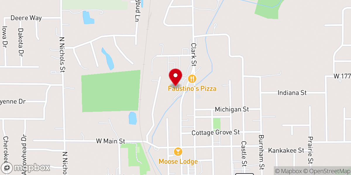 Map showing location of Lowell Christian Academy
