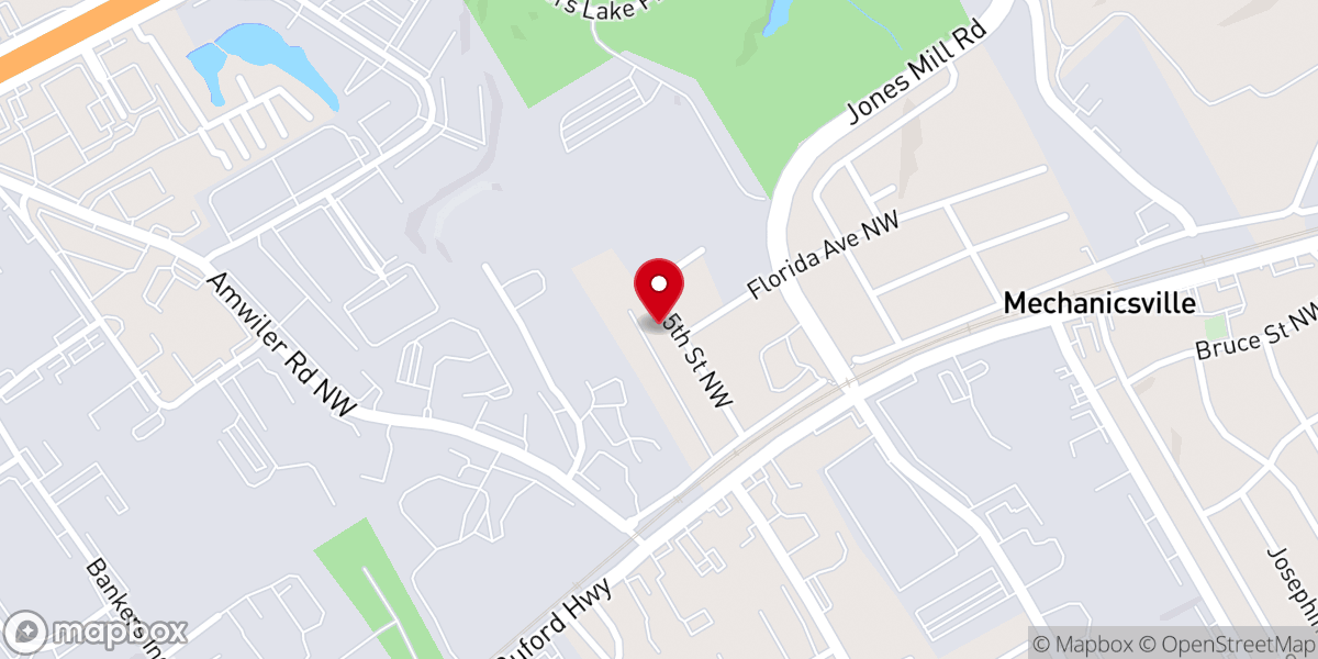 Map showing location of Salvation & Deliverance Church