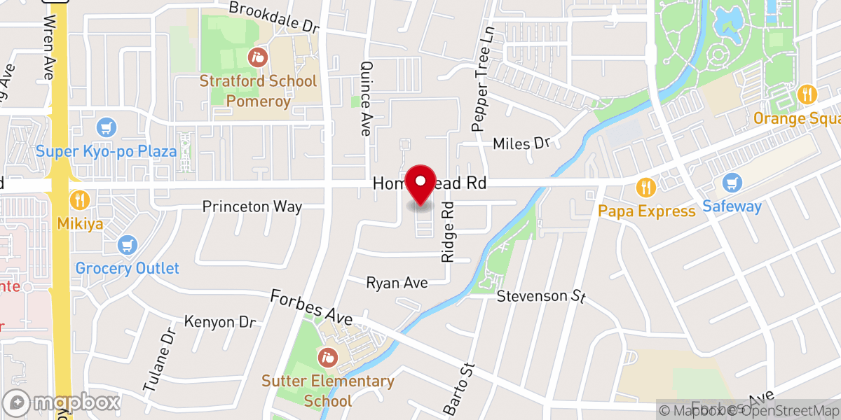 Map showing location of The Salvation Army Citadel