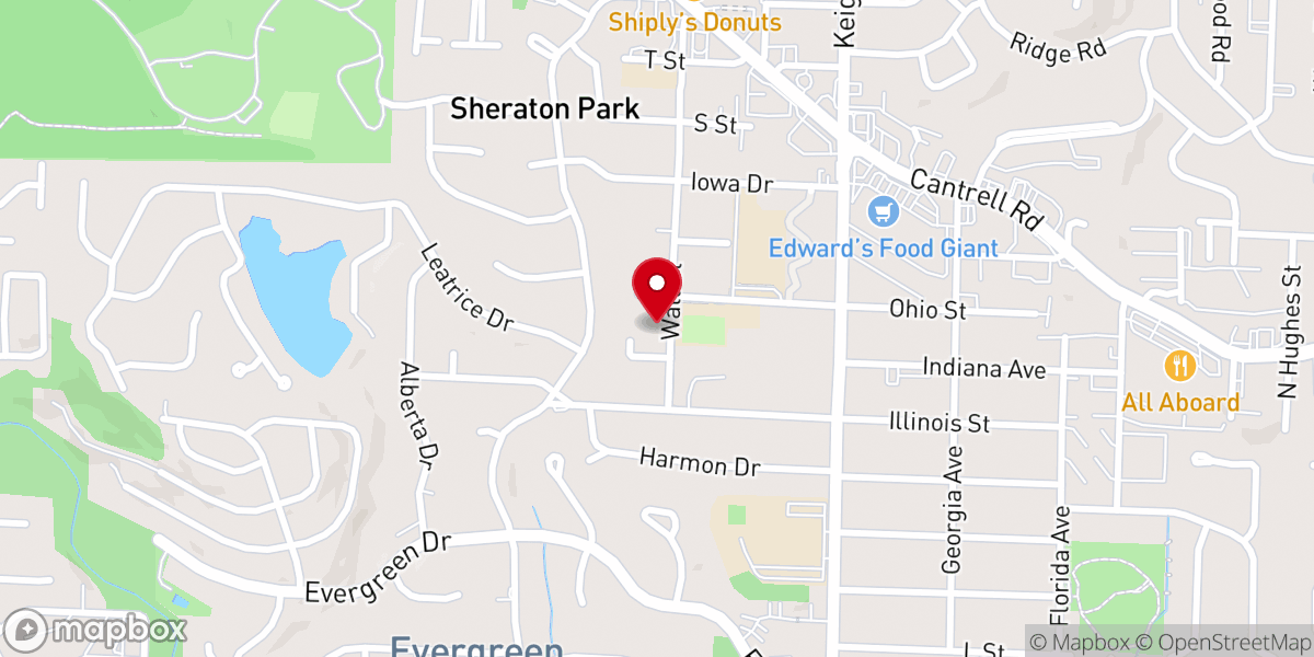 Map showing location of Holy Trinity Orthodox Church