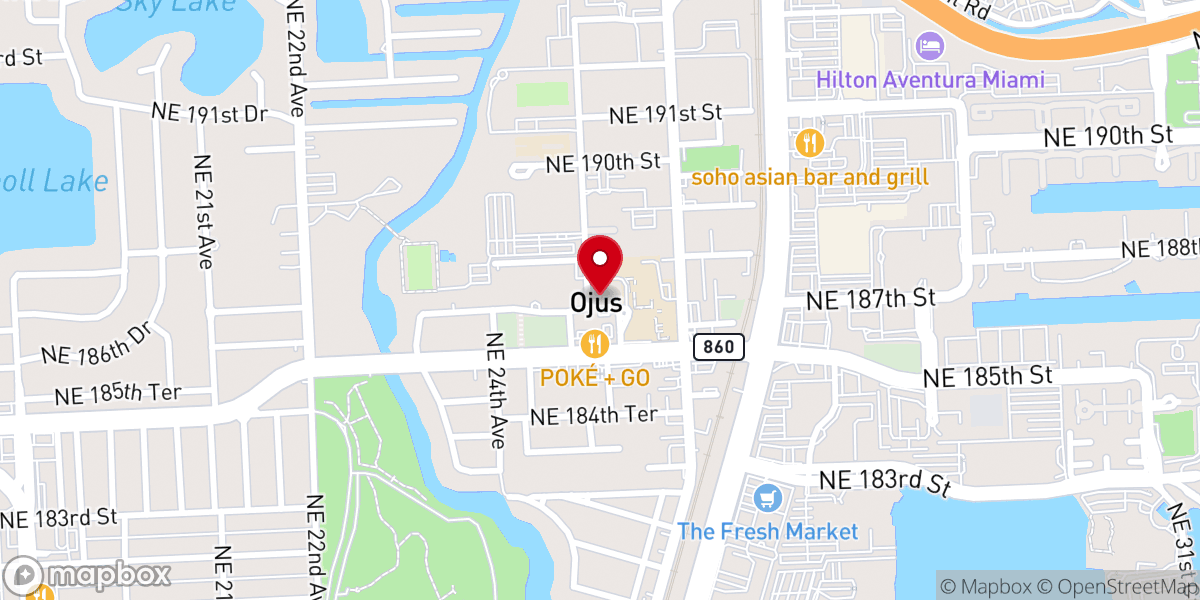 Map showing location of North Miami Beach Seventh-day Adventist Church