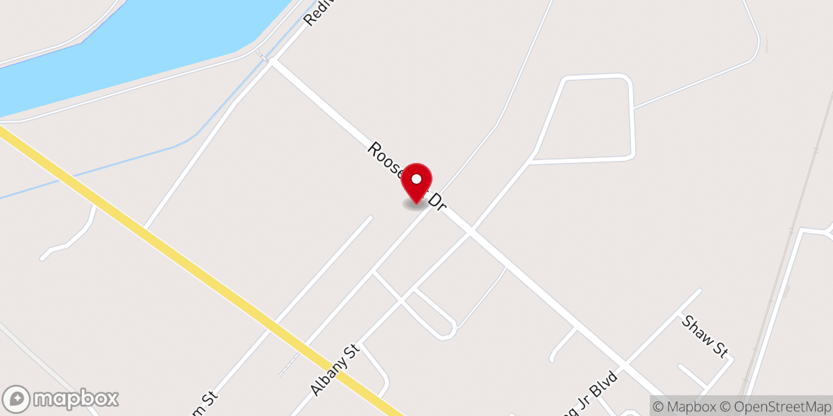 Map showing location of Sumpter Roderick