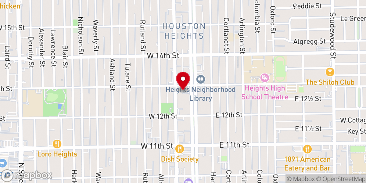 Map showing location of Grace United Methodist Church