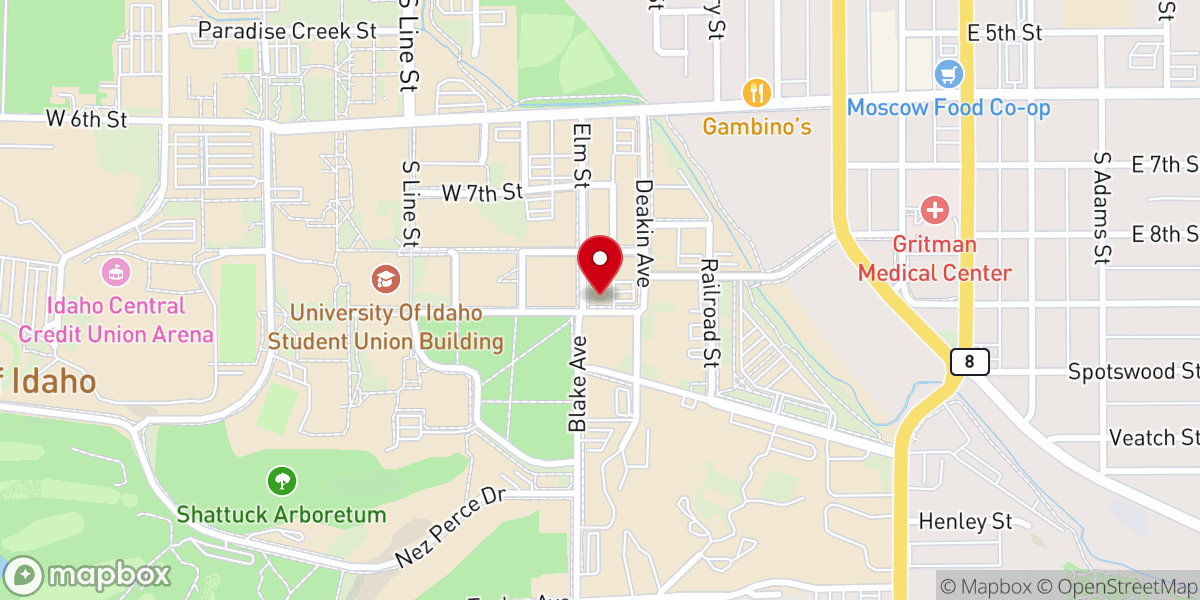 Map showing location of The Center
