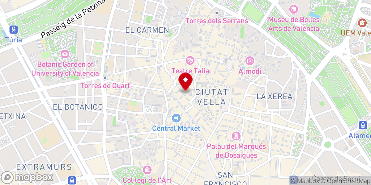 Map showing location of Basílica del Sagrado Corazón de Jesús