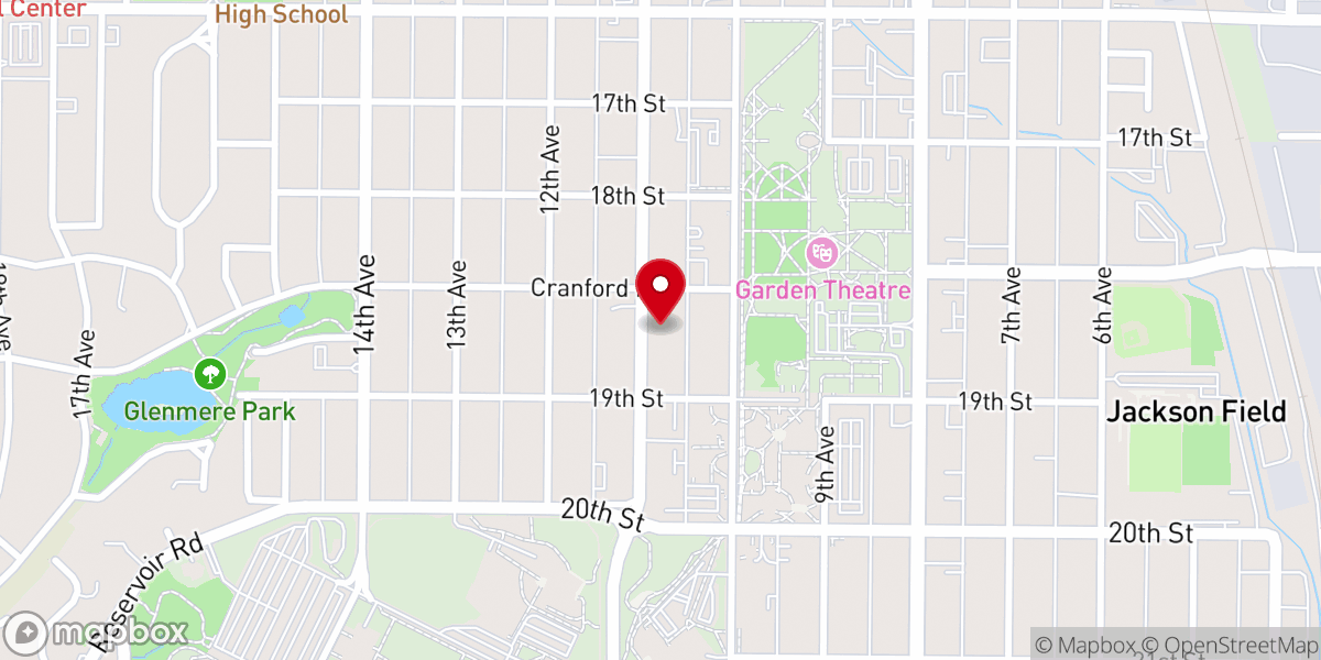Map showing location of Lutheran Episcopal Campus Ministry