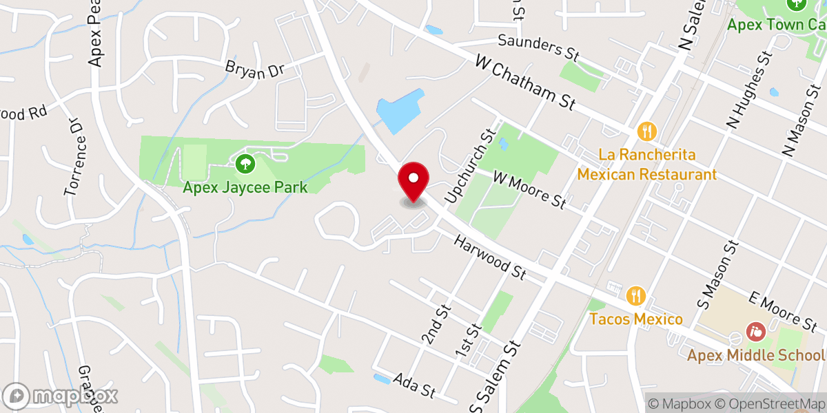 Map showing location of Lord's Wing Church