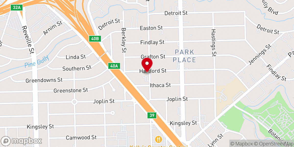 Map showing location of Iglesia Pentecostal Unida Hispana 15