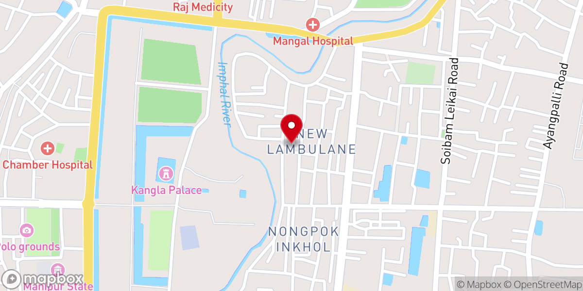 Map showing location of Bethany Baptist Church, Namguilong