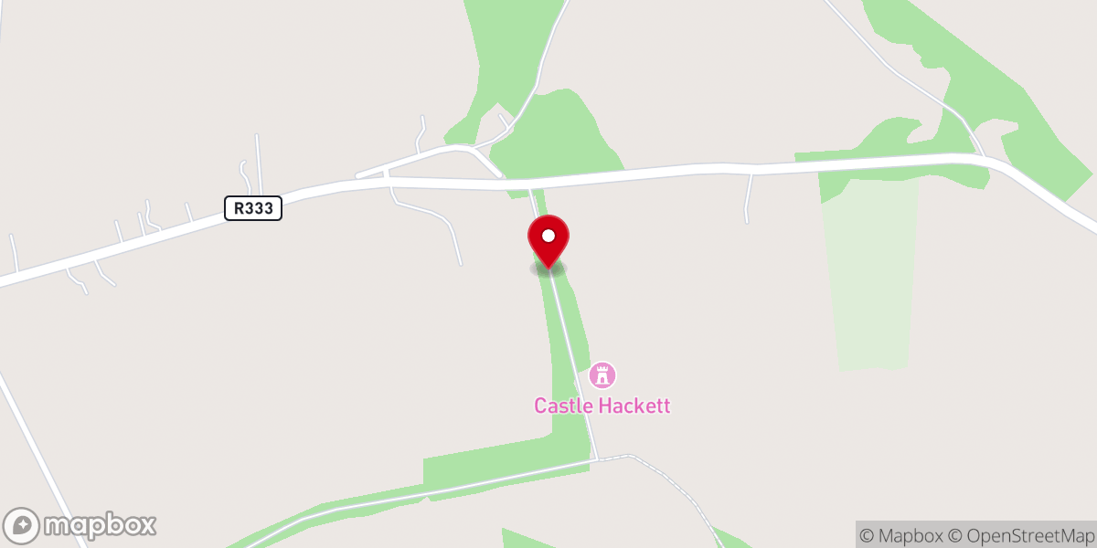 Map showing location of Knockma Forest Trail