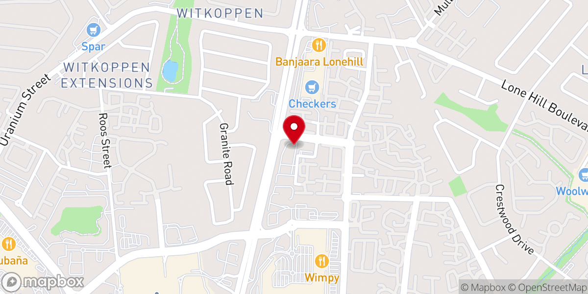 Map showing location of Eternal Glory Church