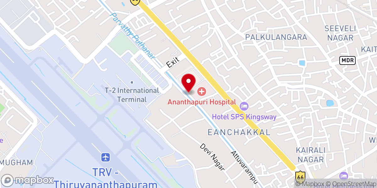 Map showing location of St. Joseph's Catholic Church