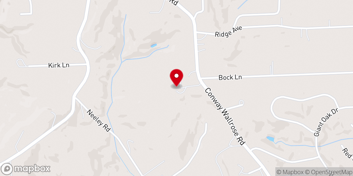 Map showing location of Rehoboth Evangelical Lutheran