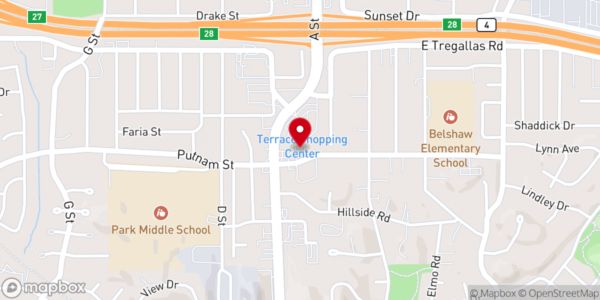 Map showing location of Rivertown Community Church