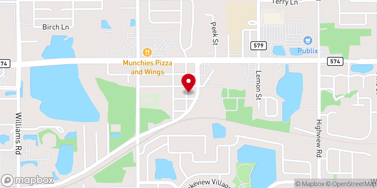 Map showing location of Family Life Center