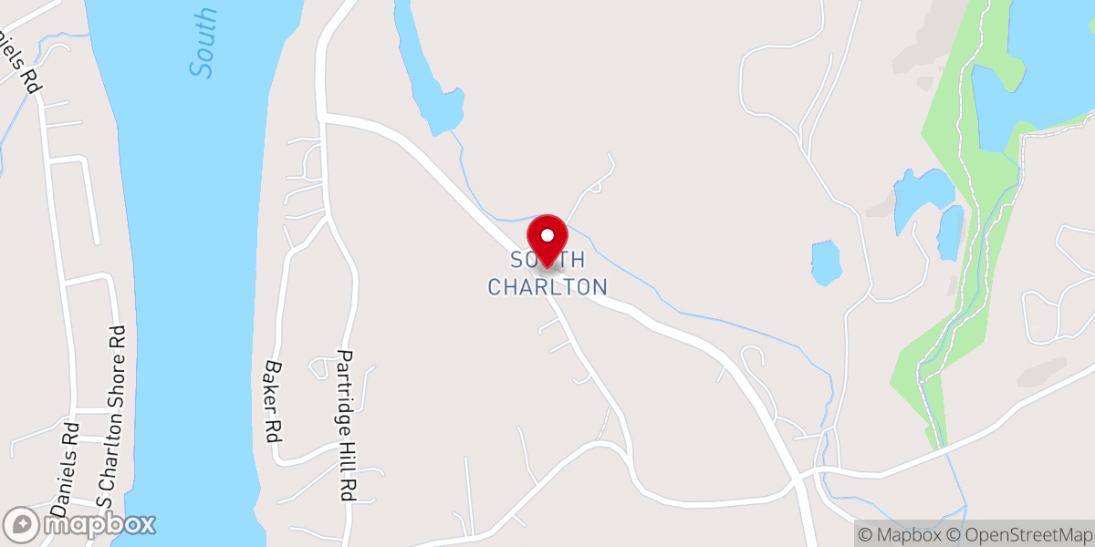 Map showing location of South Charlton