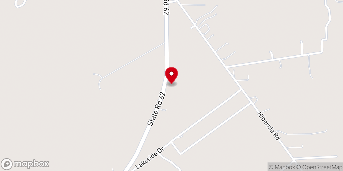 Map showing location of Pleasant View Baptist Church