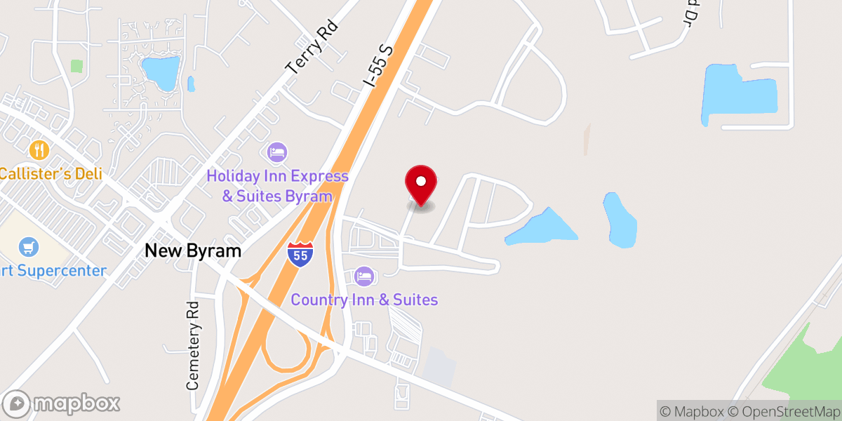 Map showing location of Greater Deliverance Church of God in Christ