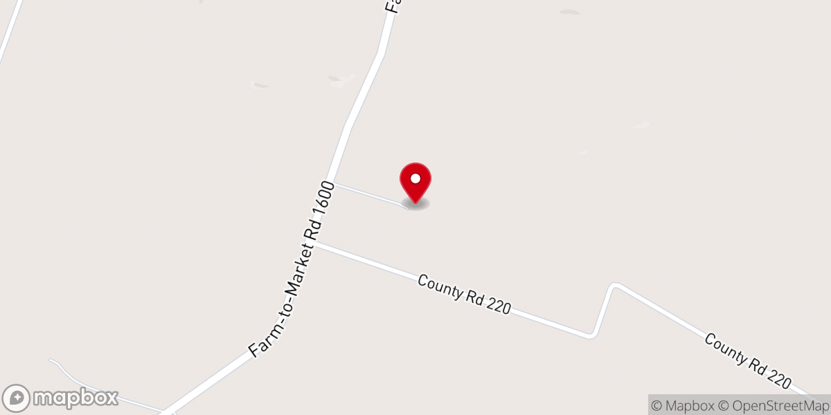 Map showing location of Dusenberry's Thousand Hills Ranch