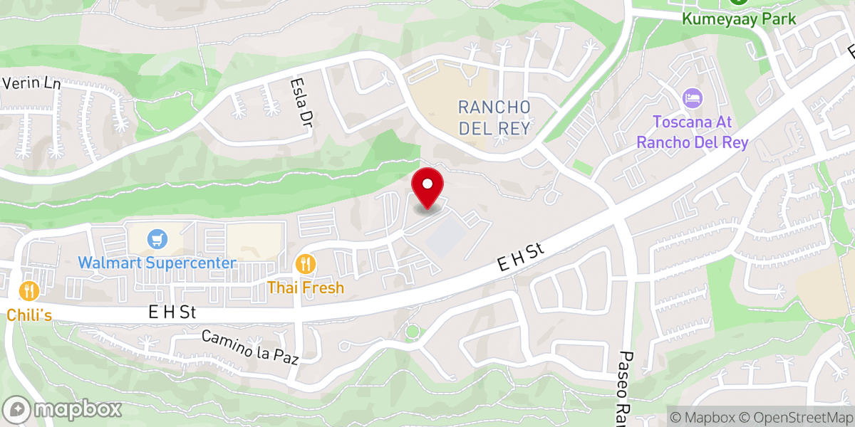 Map showing location of Generations Church San Diego