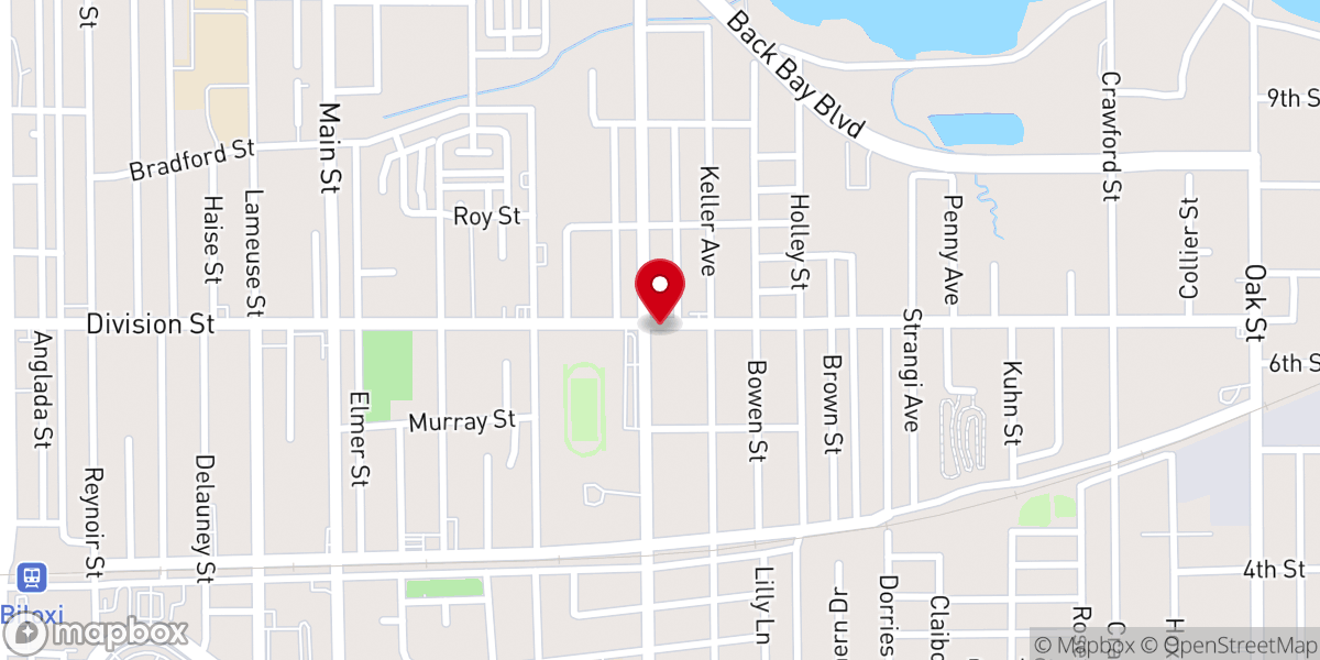 Map showing location of Greater St John AME Church