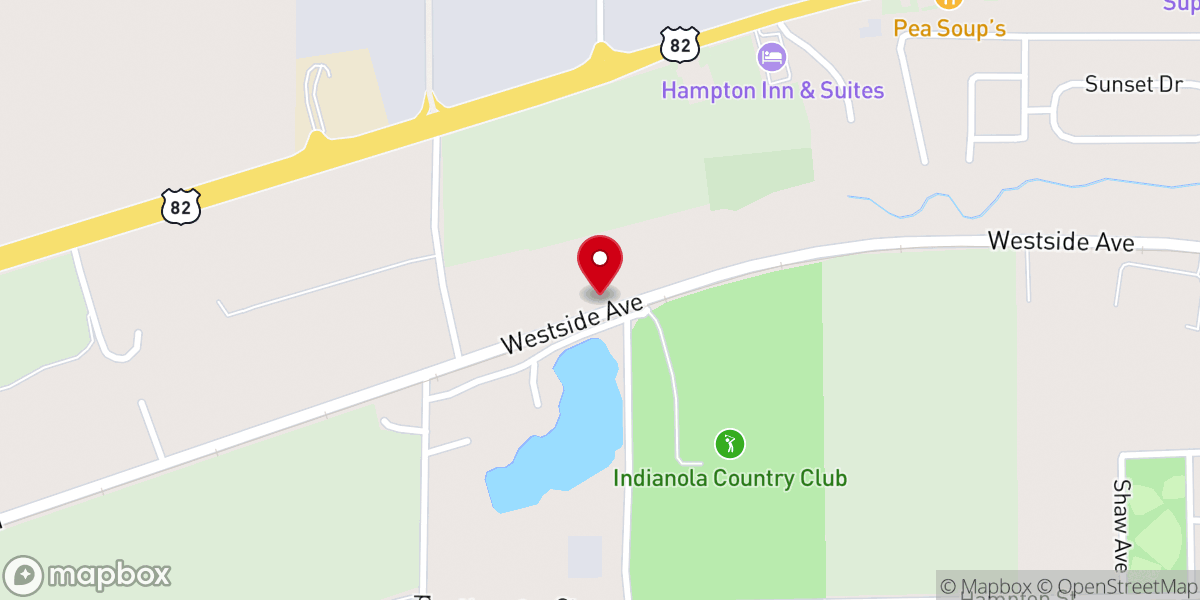 Map showing location of Full Gospel Apostolic Church