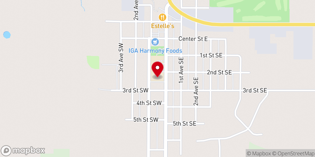 Map showing location of Greenfield Lutheran Church