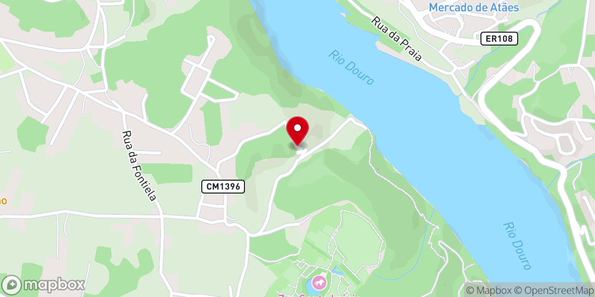Map showing location of Capela de Nossa Senhora dos Prazeres