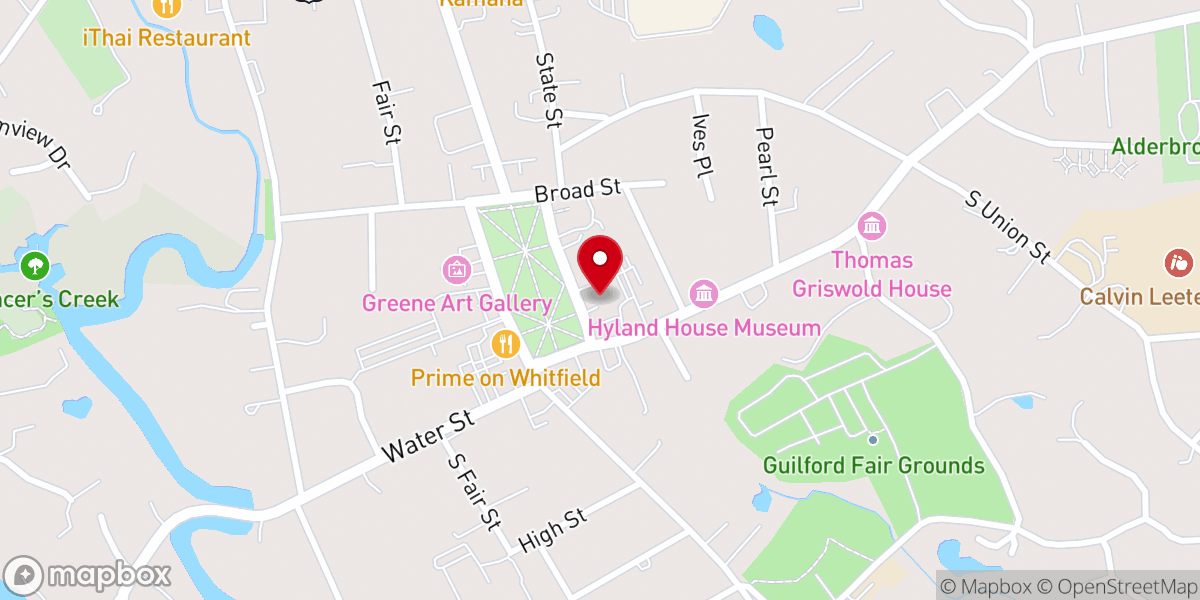 Map showing location of Christ Episcopal Church