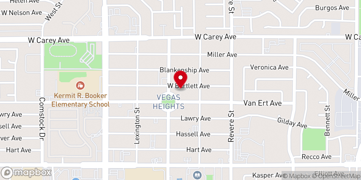 Map showing location of Mount Sinai Missionary Baptist Church