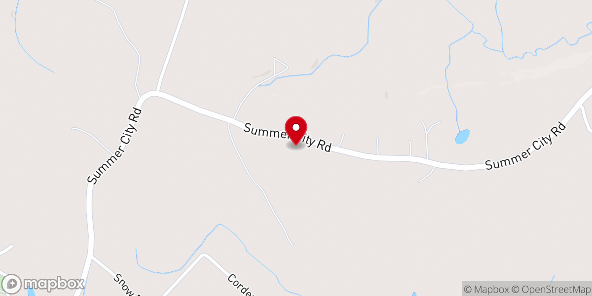 Map showing location of Community Freewill Baptist