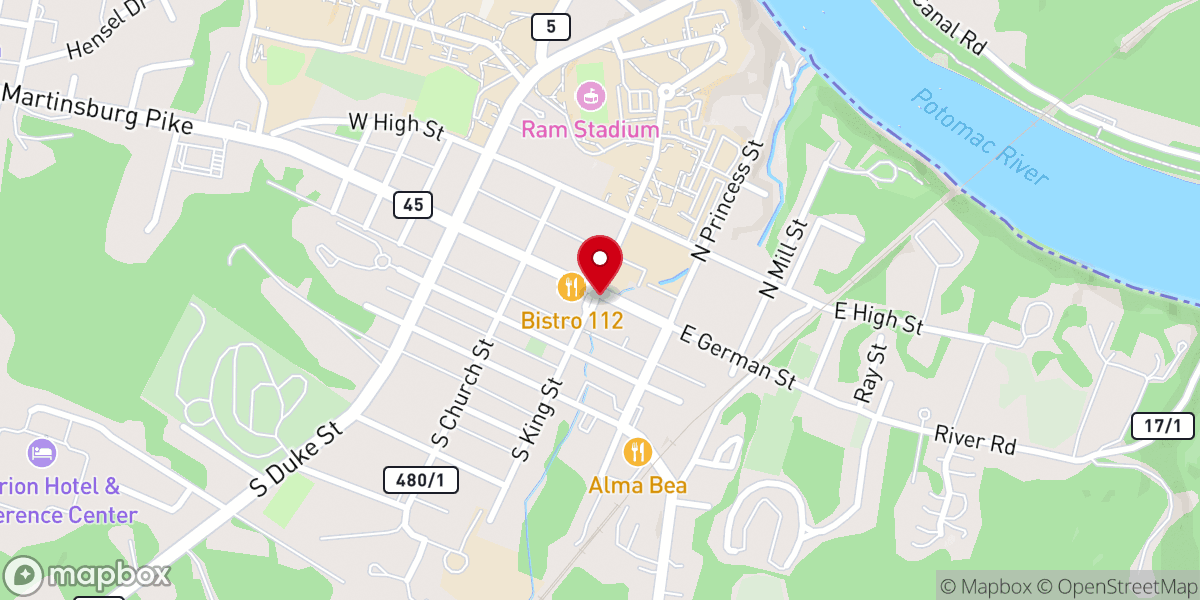 Map showing location of War Memorial Building