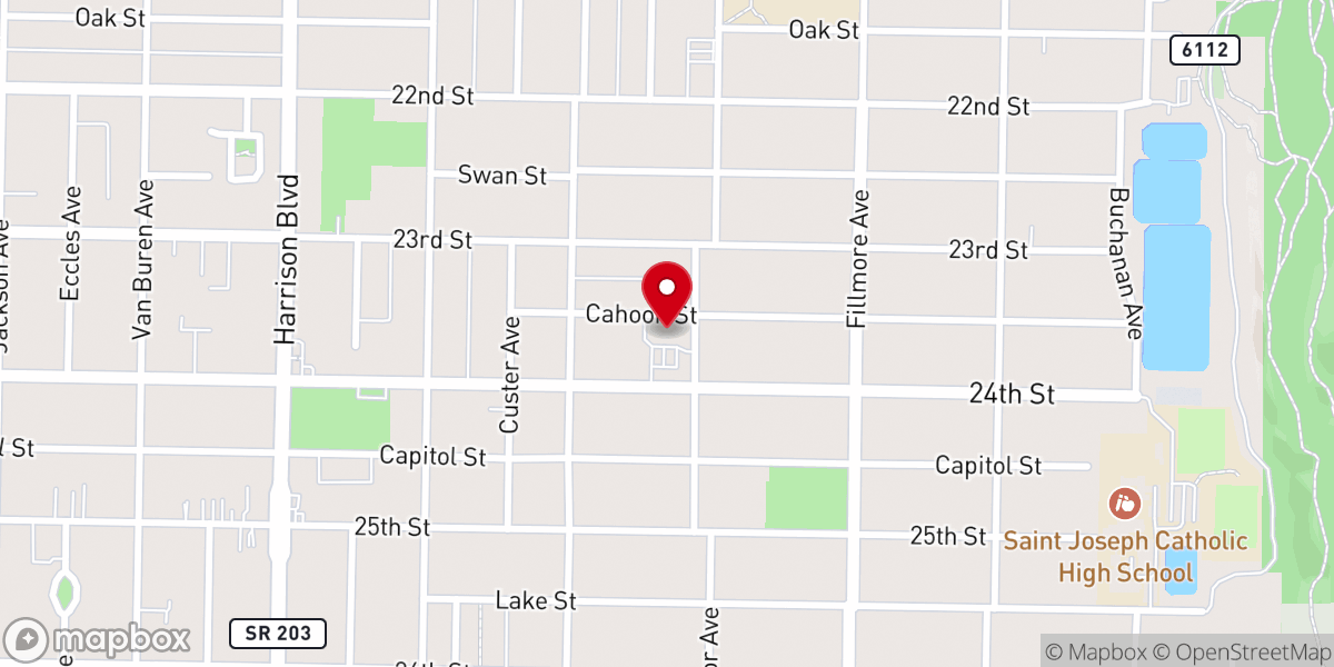 Map showing location of Good Soil Church