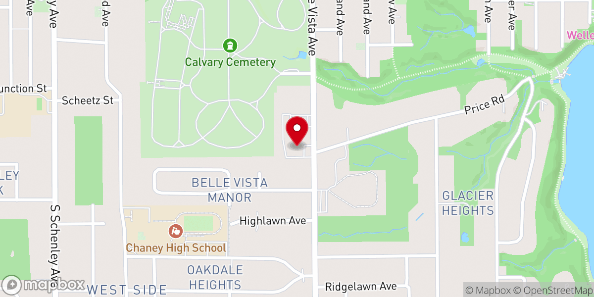 Map showing location of Assumption Social Center