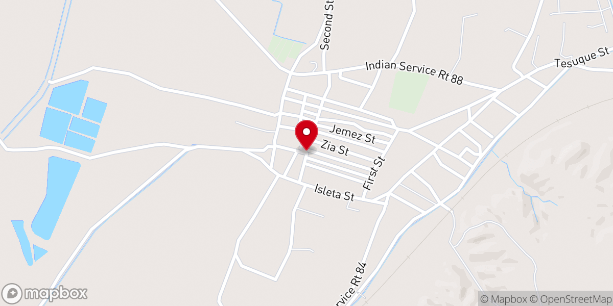 Map showing location of Arts of Santo Domingo