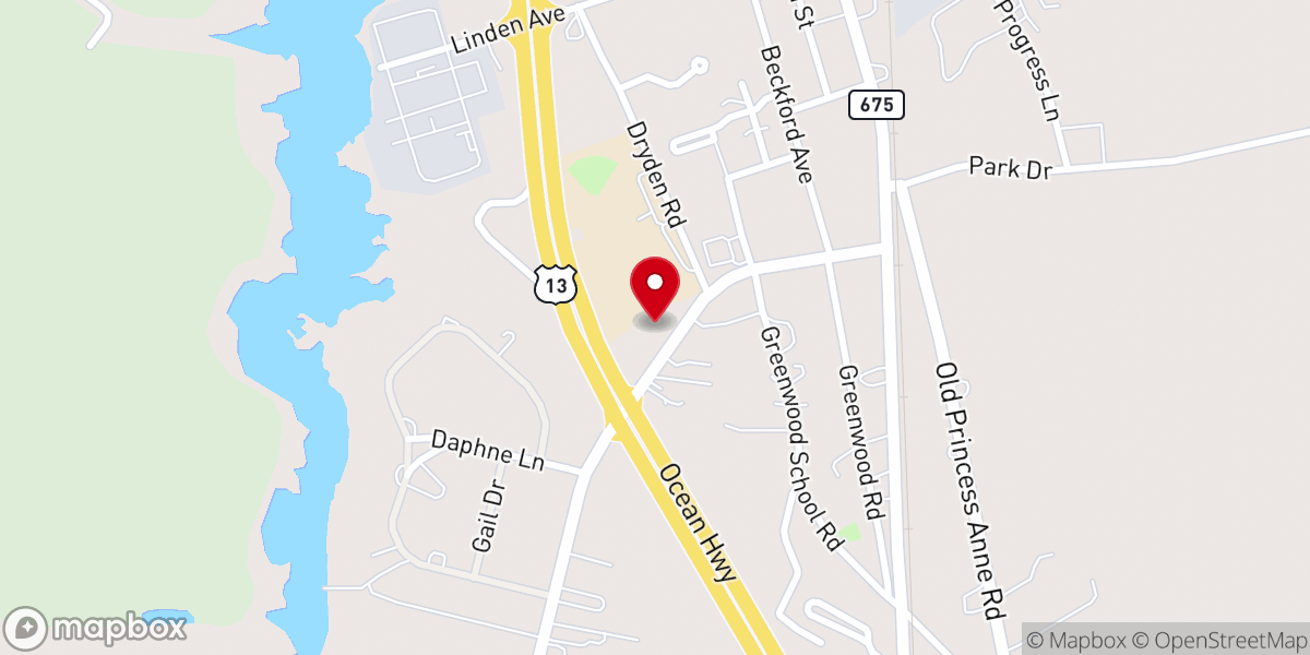 Map showing location of Pure Word Bible Church