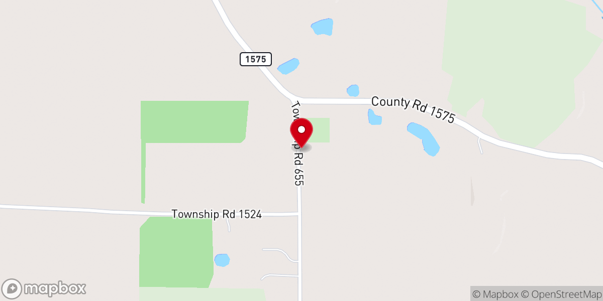 Map showing location of Ashland Dickey Church-Brethren