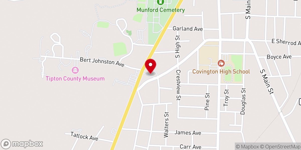 Map showing location of Acts II Community Church