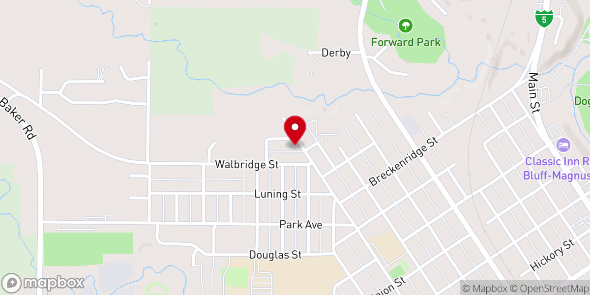Map showing location of Neighborhood Ministries